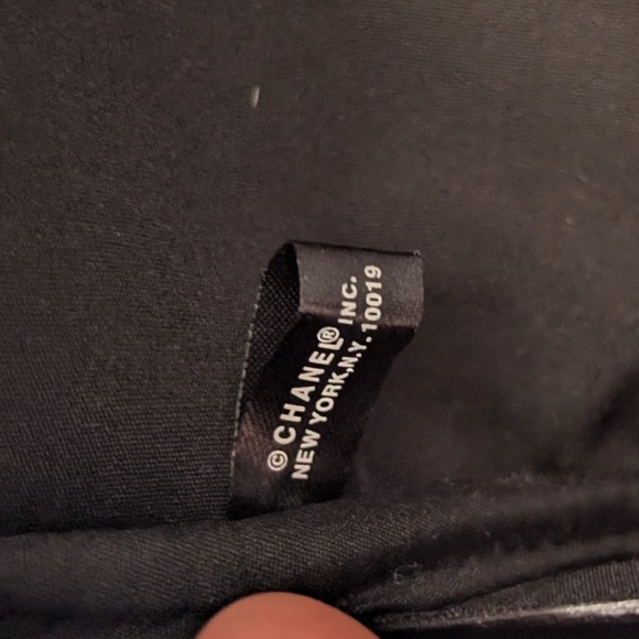 BLACK CHANEL PARFUMS MAKEUP COSMETIC TOILETRY BAG - Picture 6 of 7